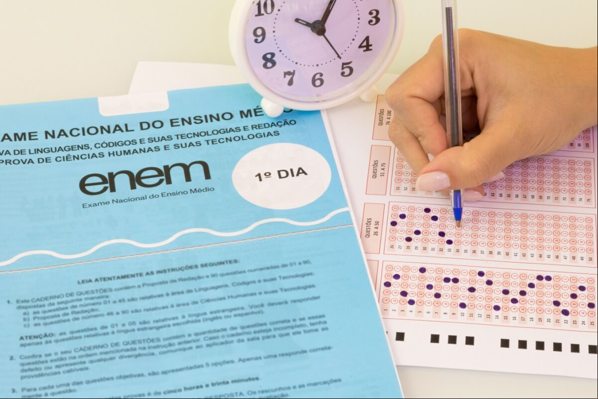 As provas do Enem 2025 serão aplicadas em todos os estados e no Distrito Federal nos dias 9 e 16 de novembro.
